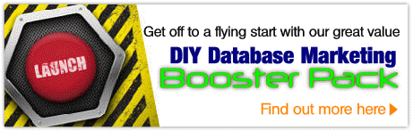 Take your database marketing to new heights booster pack ad