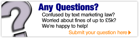 Submit a question about texts and the anti spam act